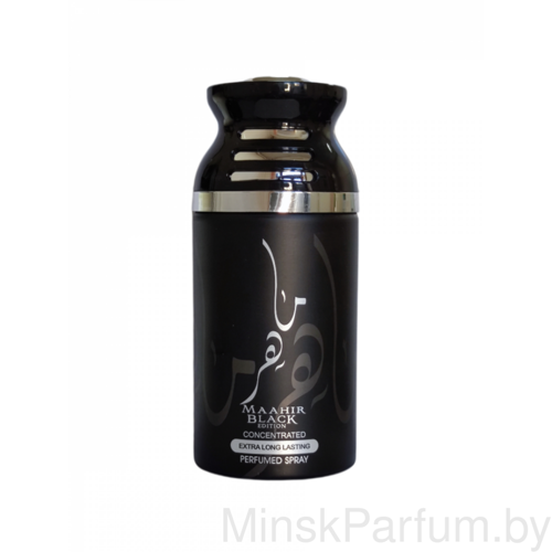 Парфюмированный спрей для тела Lattafa Maahir Black Edition Unisex 250 мл