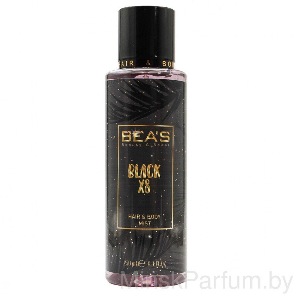 Мист для тела и волос Beas Body & Hair Black XS (Paco Rabanne Black XS for Her) 250 ml