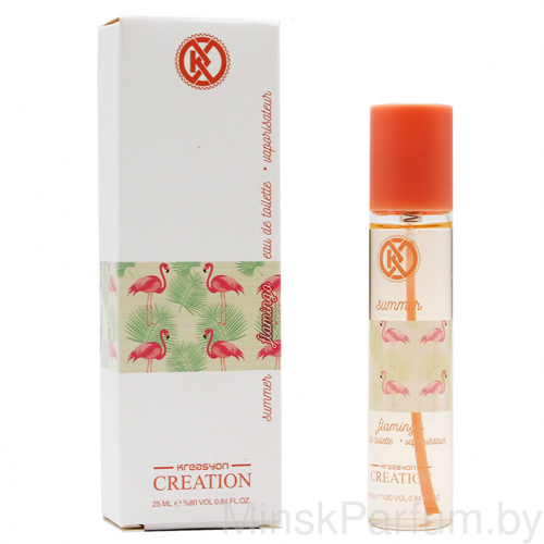 KREASYON FLAMINGO EDT FOR WOMEN-ESTEE LAUDER BRONZE GODDESS 25 ML