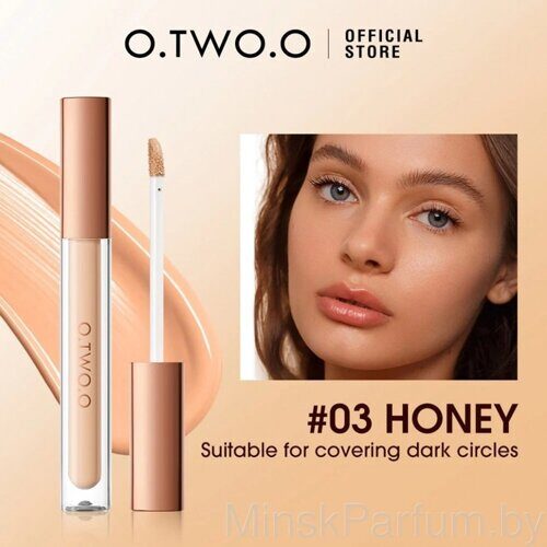 Консилер O.TWO.O High coverage liquid concealer №03 Honey 5.5g (арт.9998)