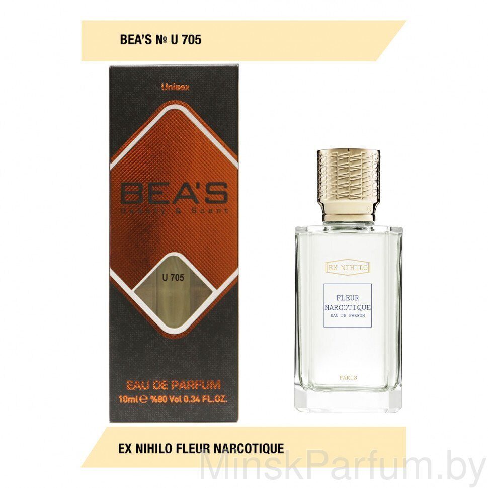 Компактный парфюм Beas Ex Nihilo Fleur Narcotique unisex U705 10 ml