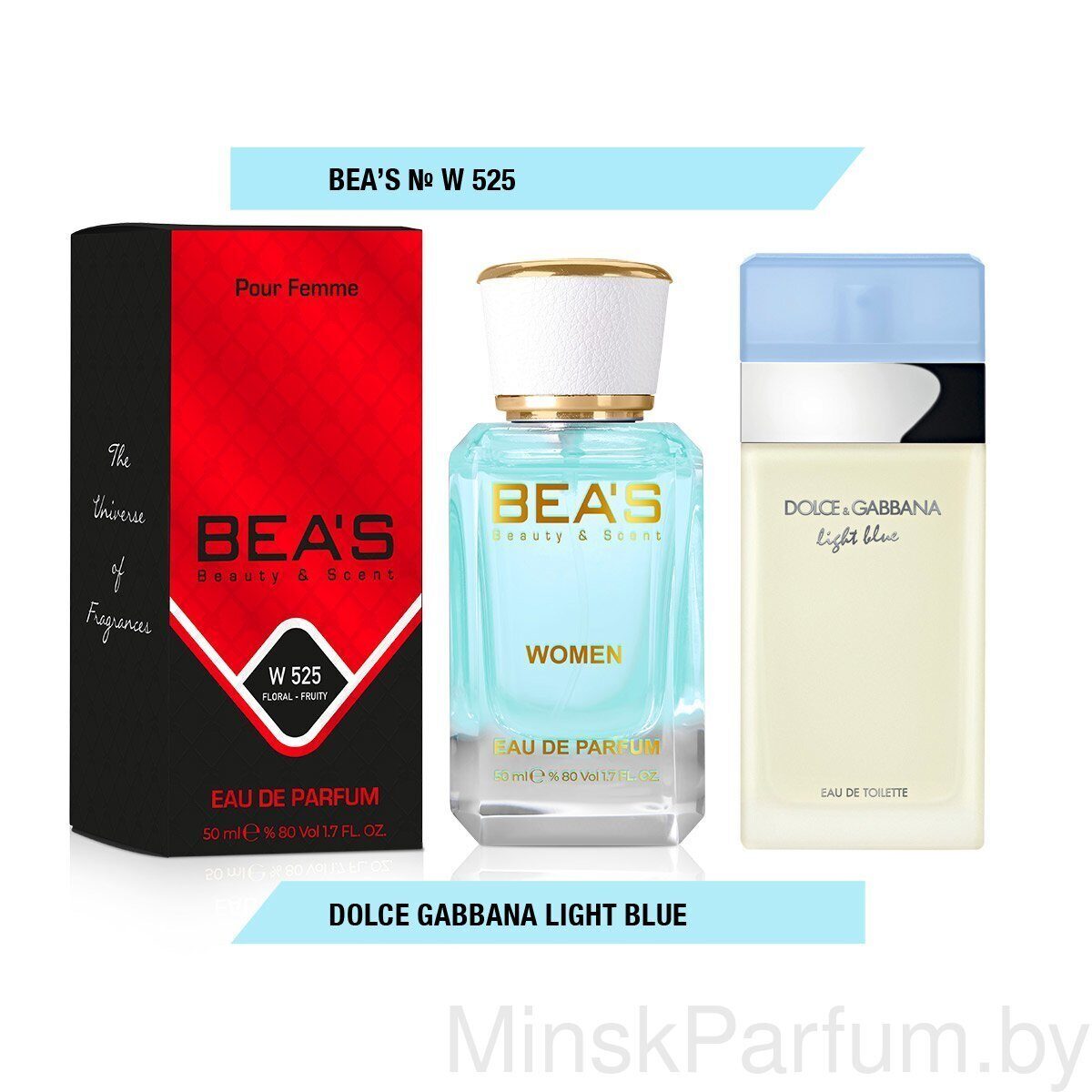 Beas W525 Dolce & Gabbana Light Blue Women edp 50 ml