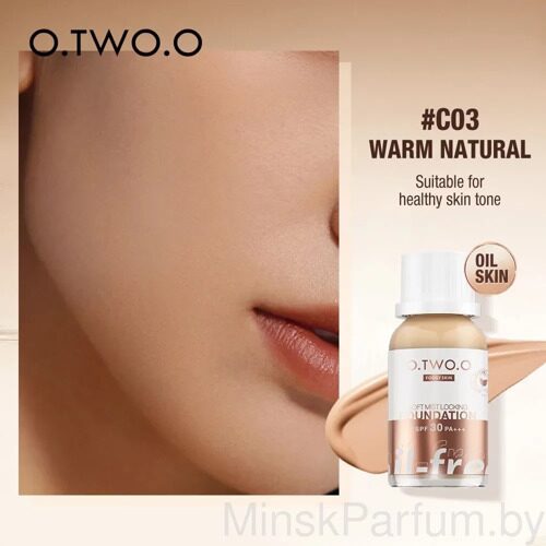 Тональный крем с матовым покрытием O.TWO.O №03 Warm Natural (арт.SC038)