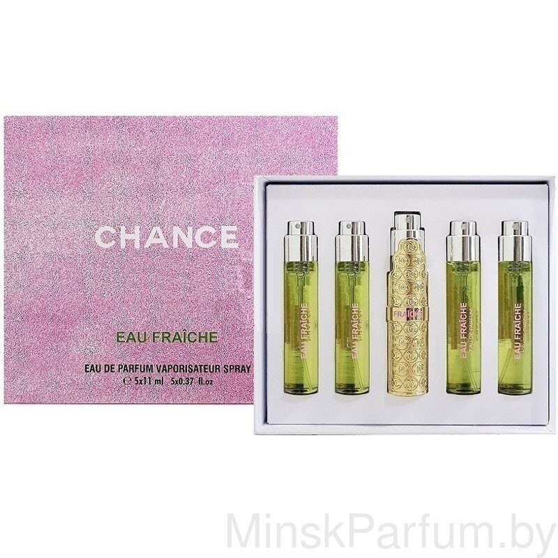 Подарочный набор Chanel "Chance Eau Fraiche", 5x11ml