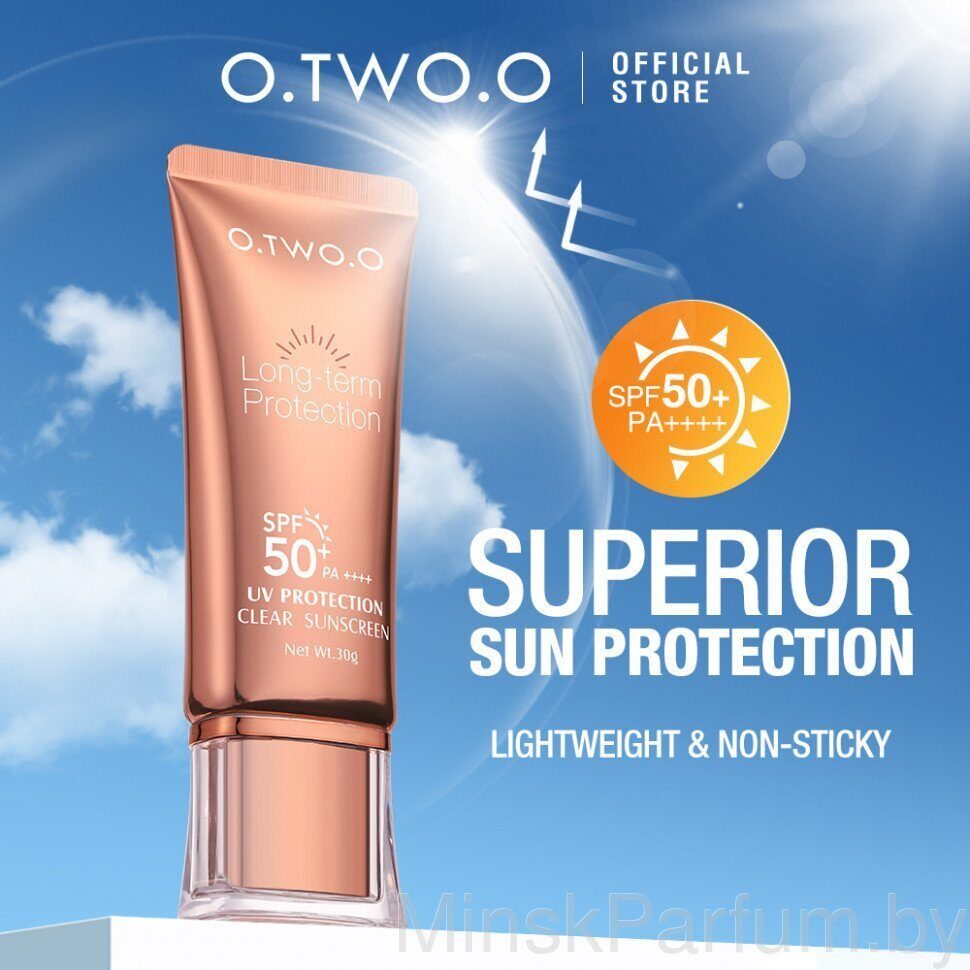 Солнцезащитный крем O.TWO.O Sunscreen SPF50 PA++++ Refreshing Oil-Free Formula UV Sun Protection 30 ml (арт. FC001)