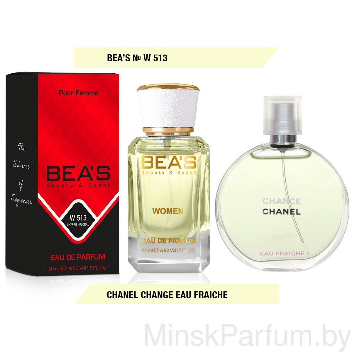 Beas W513 Chanel Chance Eau Fraiche Women edp 50 ml