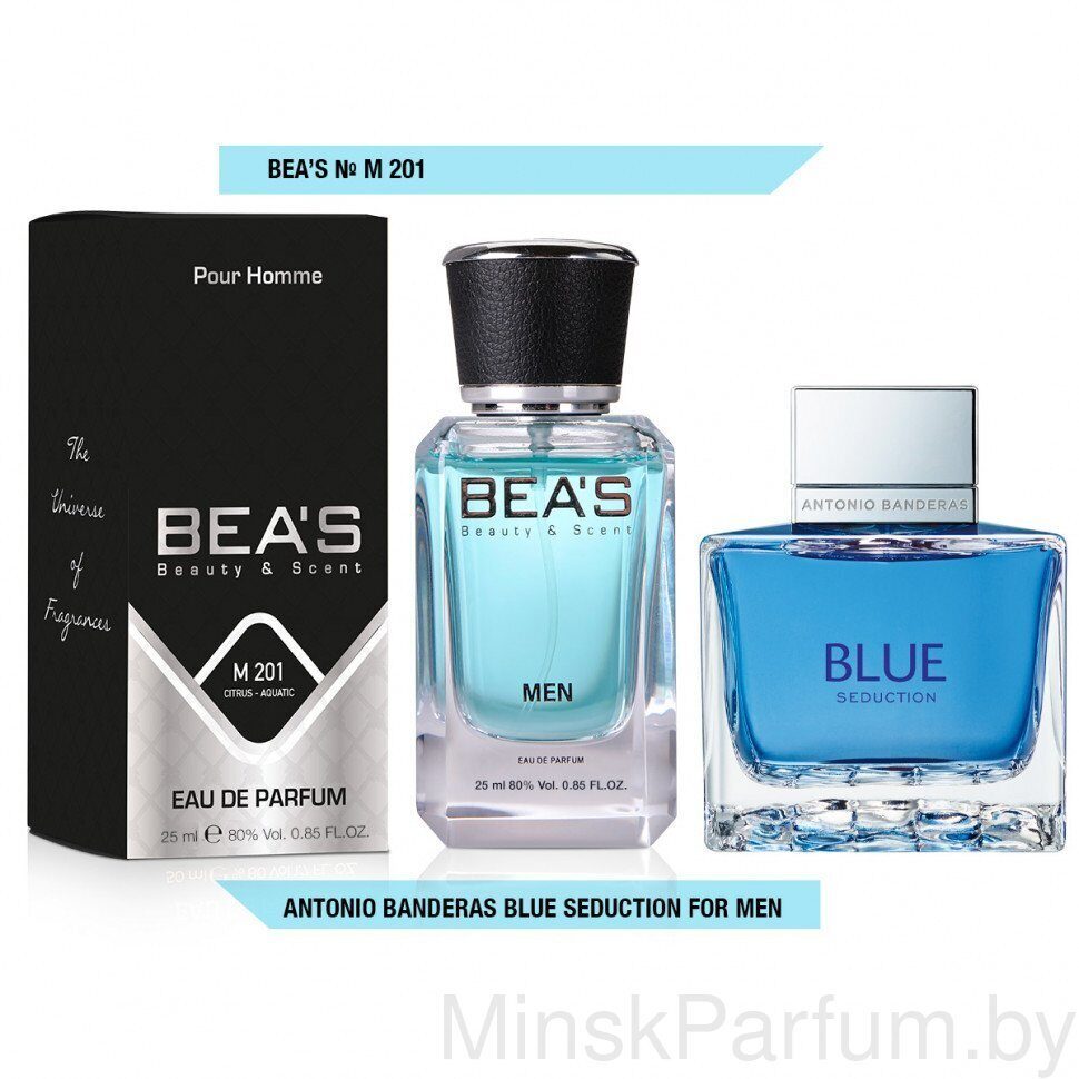 Beas M201 Antonio Banderas Blue Seduction Men edp 25 ml