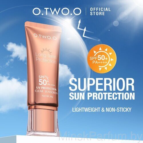 Солнцезащитный крем O.TWO.O Sunscreen SPF50 PA++++ Refreshing Oil-Free Formula UV Sun Protection 30 ml (арт. FC001)