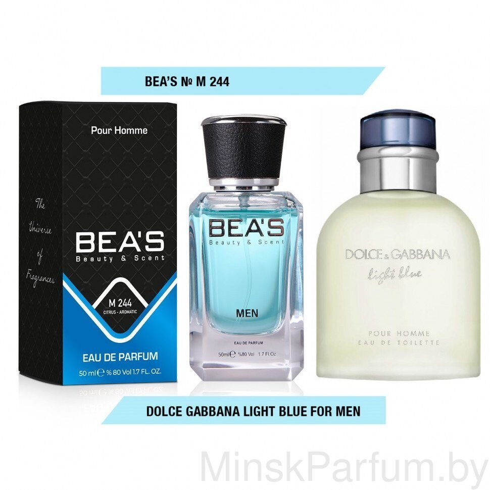 Beas M244 Dolce & Gabbana Light Blue Men edp 50 ml