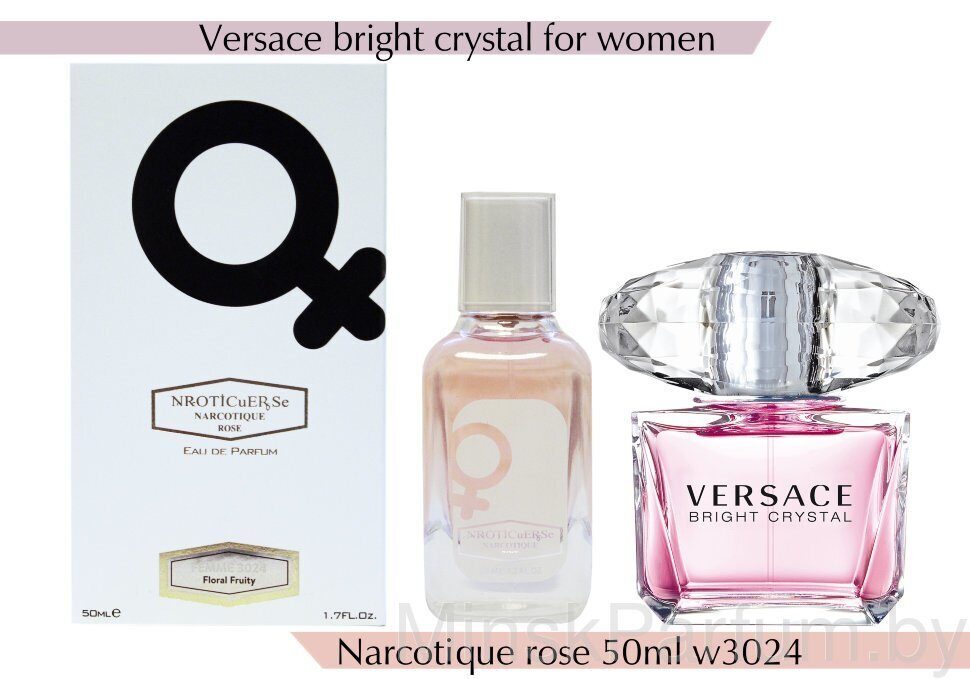 NARKOTIC ROSE & VIP (Versace Bright Crystal) 50ml Артикул: 3024-50